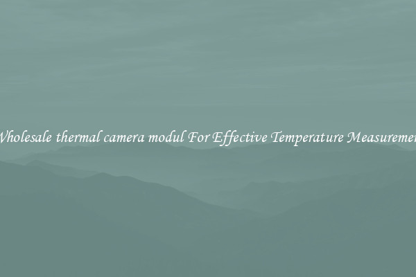 Wholesale thermal camera modul For Effective Temperature Measurement