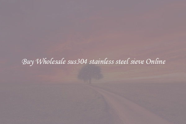 Buy Wholesale sus304 stainless steel sieve Online