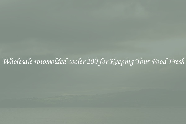 Wholesale rotomolded cooler 200 for Keeping Your Food Fresh