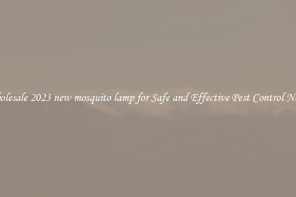 Wholesale 2023 new mosquito lamp for Safe and Effective Pest Control Needs